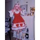 Tatata Grotesque Miss Strawberry JSK(Pre-Order/2 Colours/Full Payment Without Shipping)